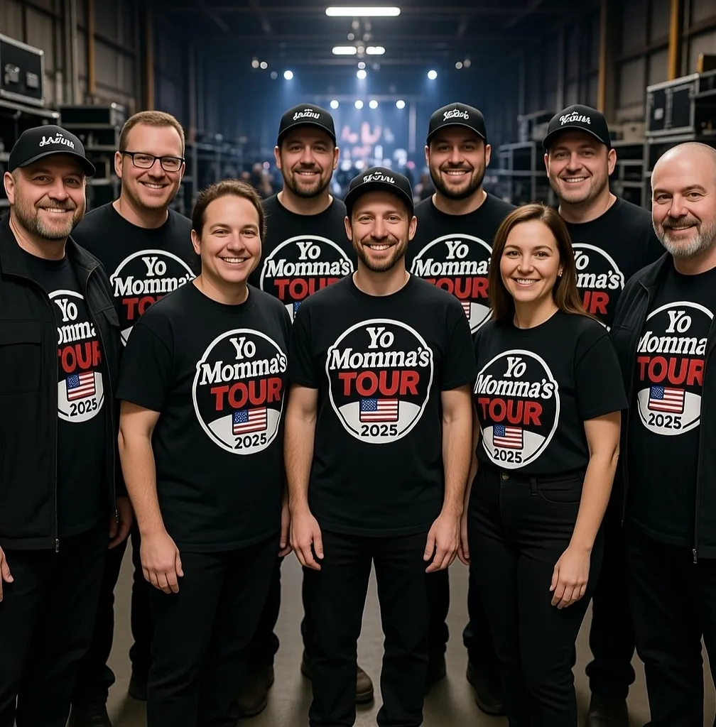 Shirt Tour 2025 (XXL, Zwart)